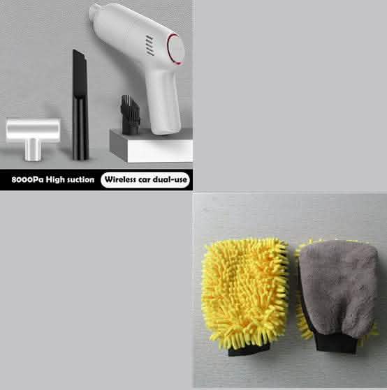 Mini Fashion Car Vacuum - High-Power Portable Cleaner - Vezir