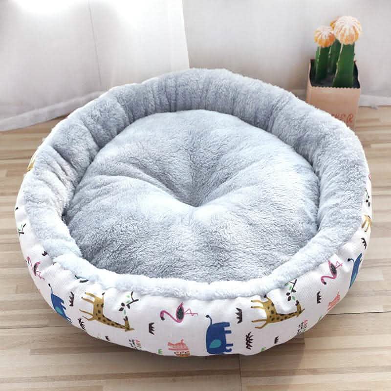 Pet Litter Pad - Round Cotton Padded Mat for Dogs & Cats - Vezir