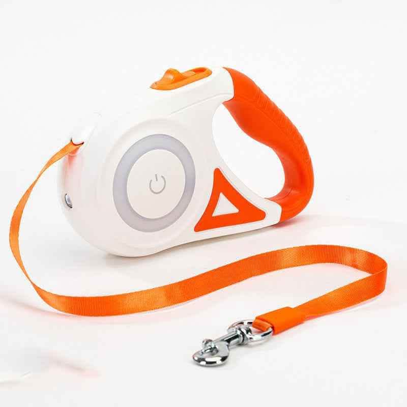 Luxury Retractable Dog Leash - LED Spotlight Walking System - Vezir