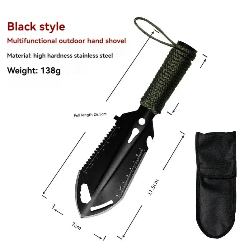Tactical Multi-Function Survival Shovel – Portable Outdoor Tool for Camping, Hiking & Gardening