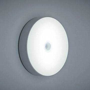 USB Rechargeable LED Night Light with Switch, Motion Sensor Magnetic Wireless Lamp, Warm White No Flicker for Closet Bed Cabinet