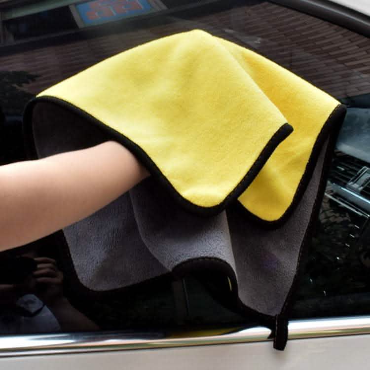 Dual-Sided Car Wash Towel - Microfiber Cleaning Cloth - Vezir