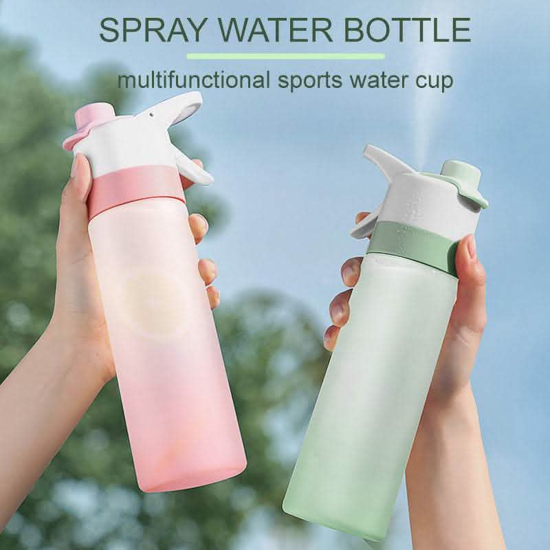 Spray Water Bottle - Large Capacity Outdoor Sports Fitness Cup - Vezir