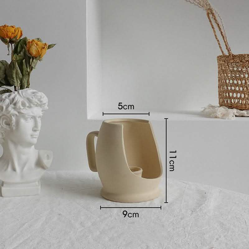 Simplicity Ceramic Vase - Dry Flower Arrangement Home Decor - Vezir