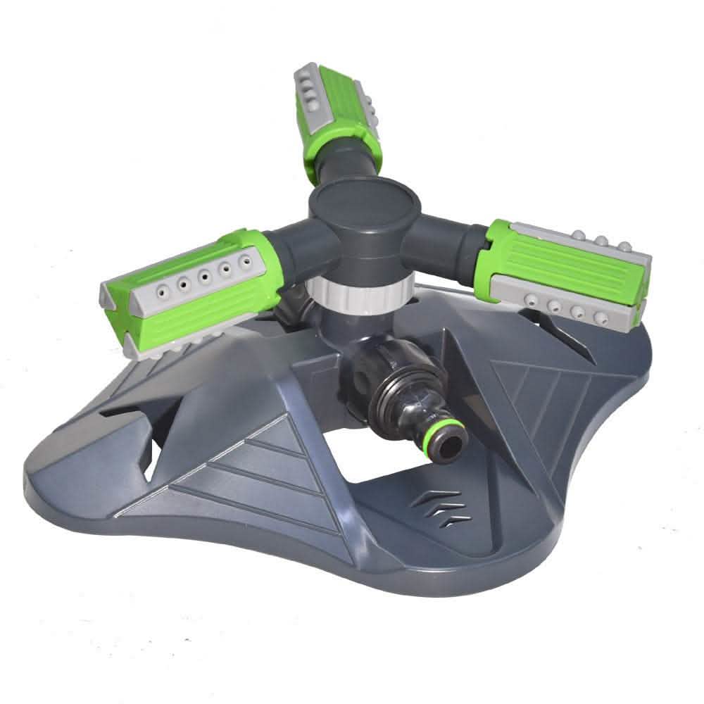 360° Rotating Sprinkler - 3-Arm Adjustable Lawn Irrigation - Vezir