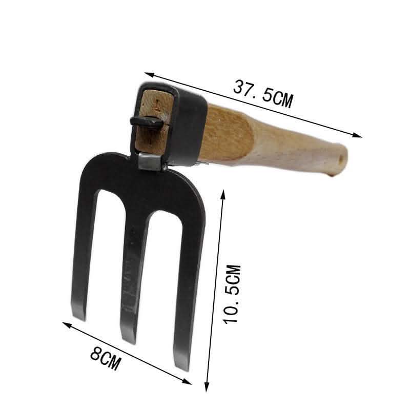 Carbon Steel Garden Tool - Short Wooden Handle Hand Tool - Vezir