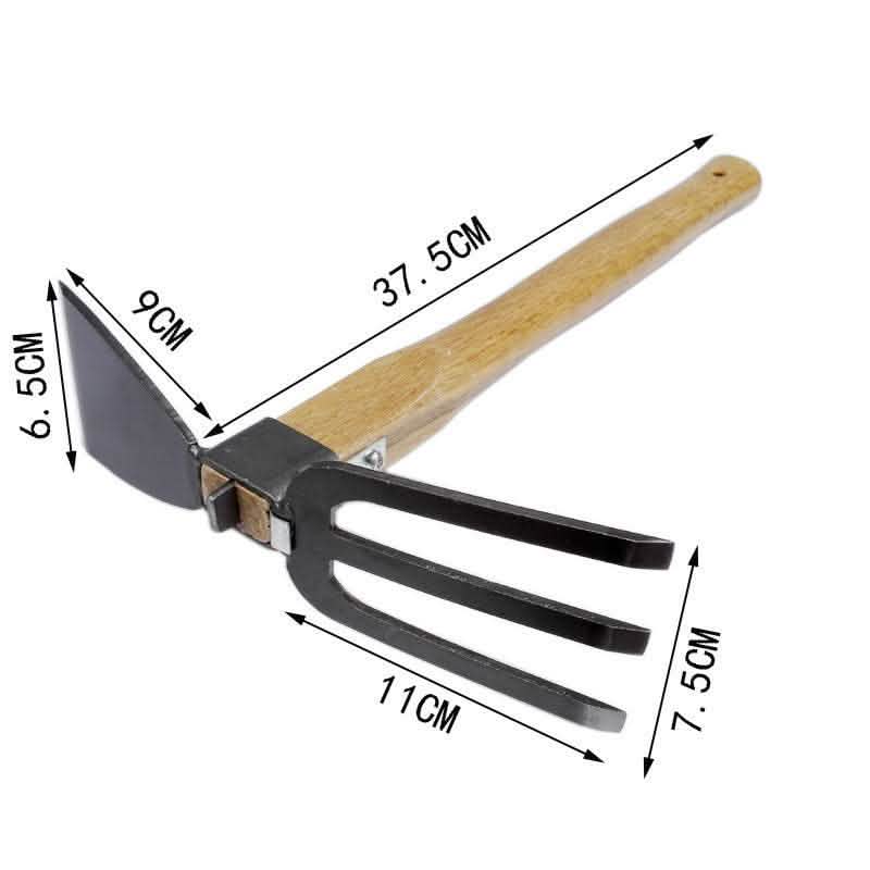 Carbon Steel Garden Tool - Short Wooden Handle Hand Tool - Vezir