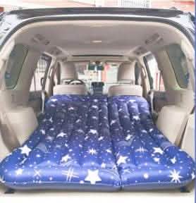 Foldable Car Inflatable Bed - Rear Seat Travel Mattress - Vezir
