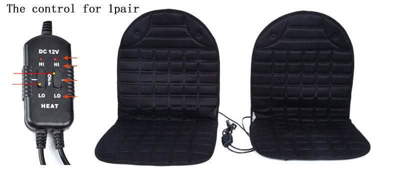 Automobile Heating Cushion - 12V Electric Car Seat Warmer - Vezir