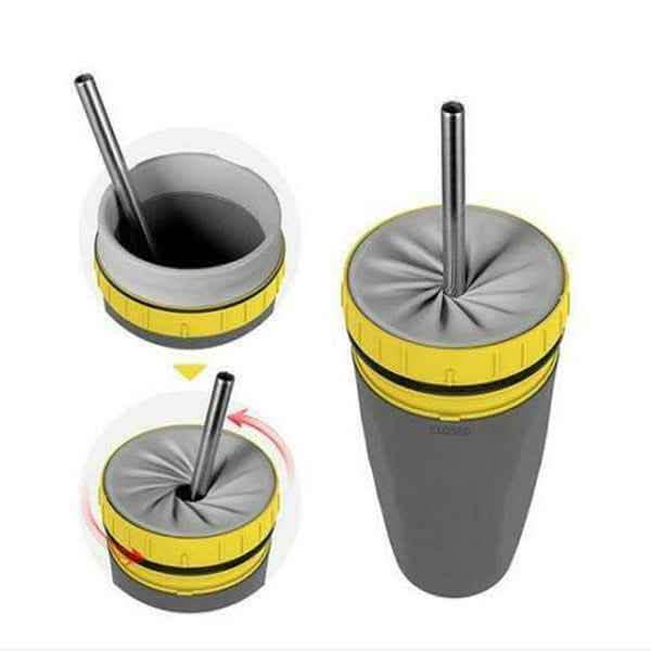 Twist Cup Travel Tumbler - Double Insulation Water Bottle - Vezir