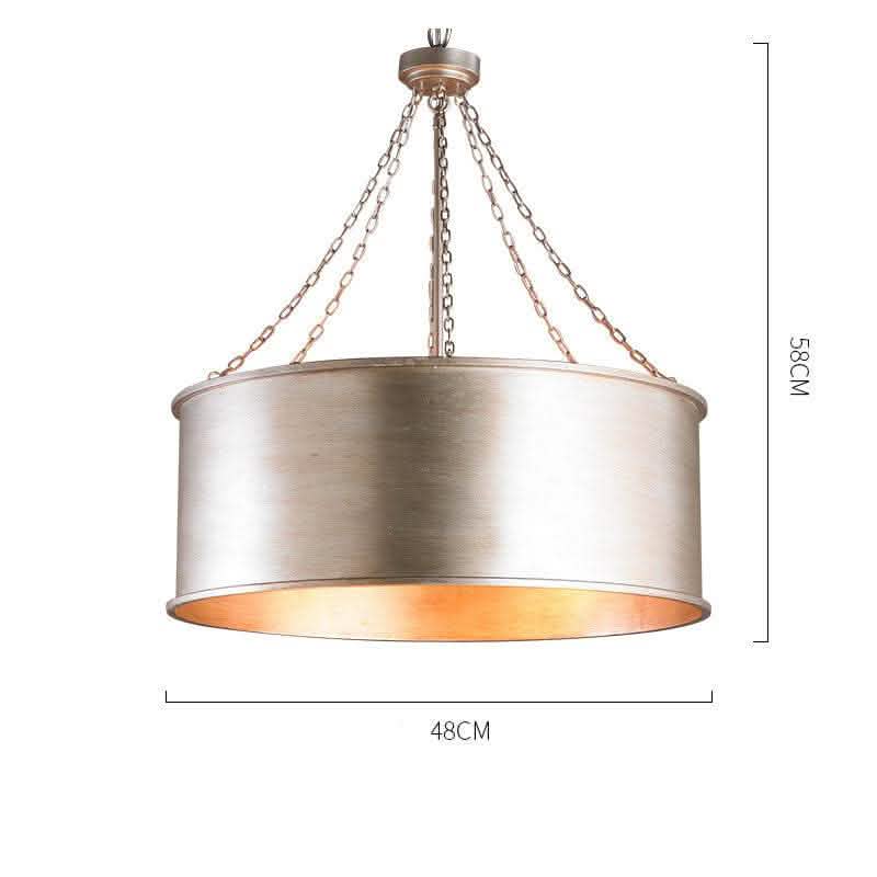 Antique Iron Chandelier - Rustic Farmhouse Lighting - Vezir