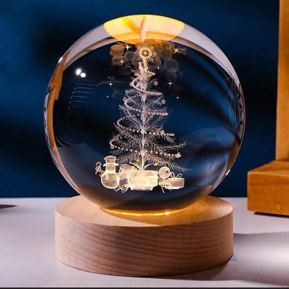 Starry Sky Crystal Ball Lamp - Moon Projection Night Light - Vezir