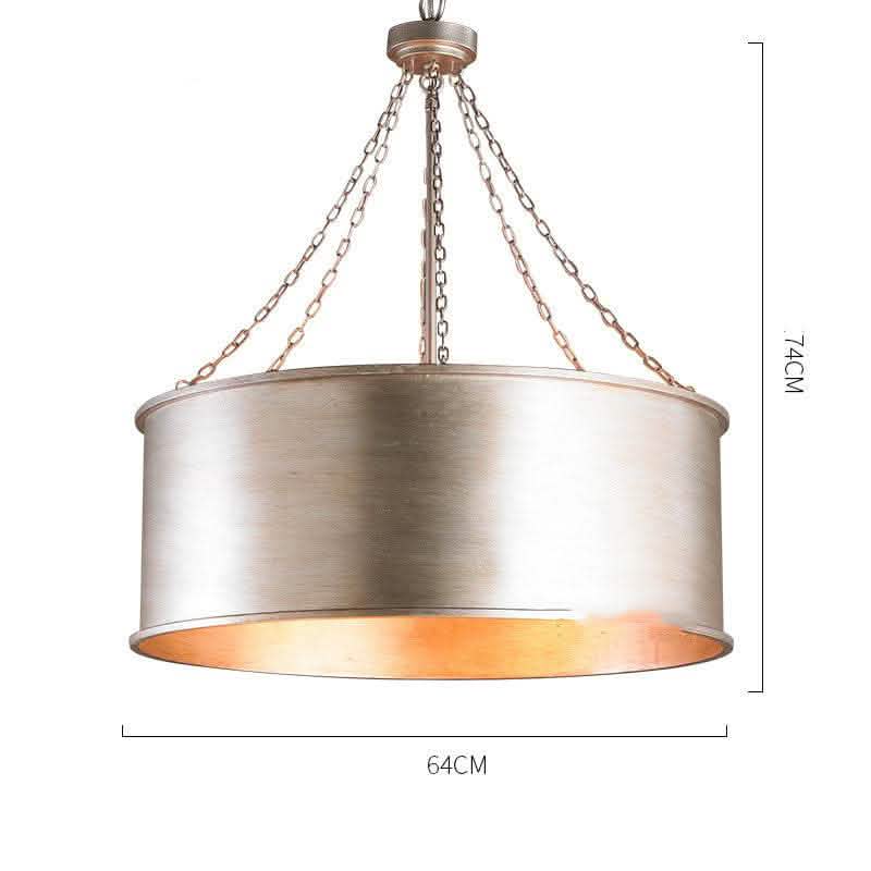 Antique Iron Chandelier - Rustic Farmhouse Lighting - Vezir