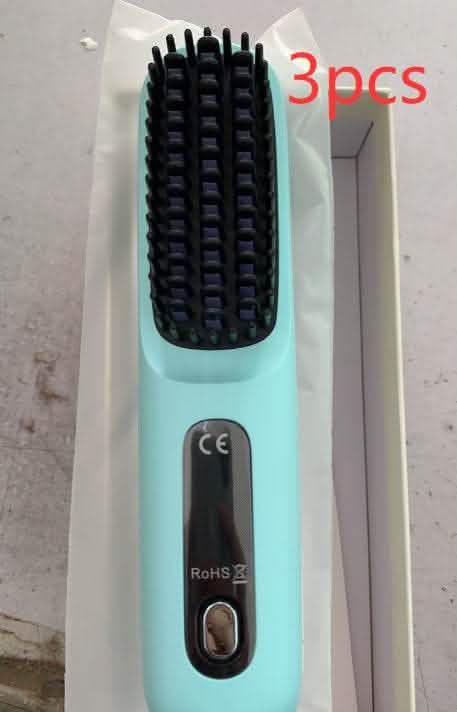 2-in-1 Wireless Hair Straightener - USB Charging Hot Curler - Vezir