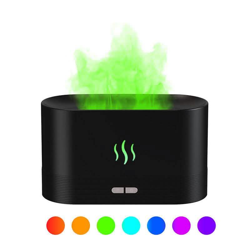Flame Light Aroma Diffuser - Mist Humidifier with Auto-Off - Vezir