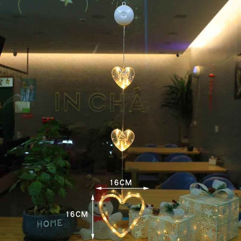 Elite Christmas LED Star Window Lights - 3-Piece Suction Set - Vezir