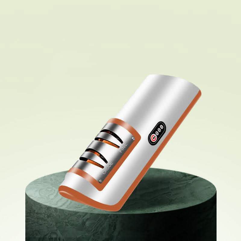 USB Rechargeable Electric Knife Sharpener - Automatic Kitchen Tool - Vezir