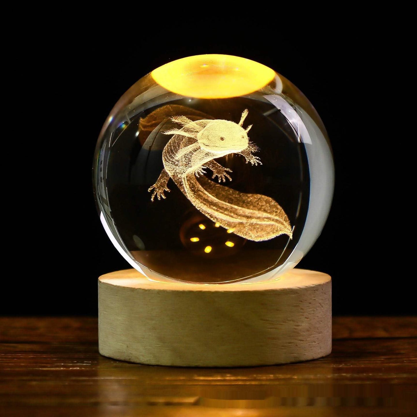 Starry Sky Crystal Ball Lamp - Moon Projection Night Light - Vezir