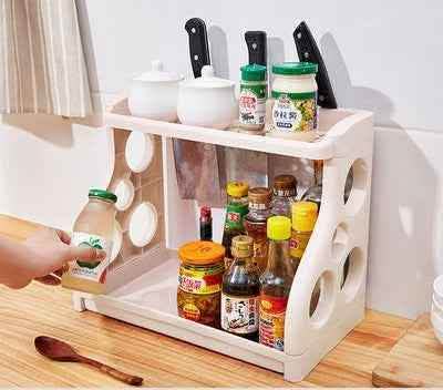 Multi-Layer Kitchen Storage Shelf - Supplies Organizer Rack - Vezir