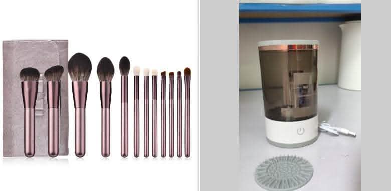 Electric Makeup Brush Cleaner - USB Charging Automatic Tool - Vezir