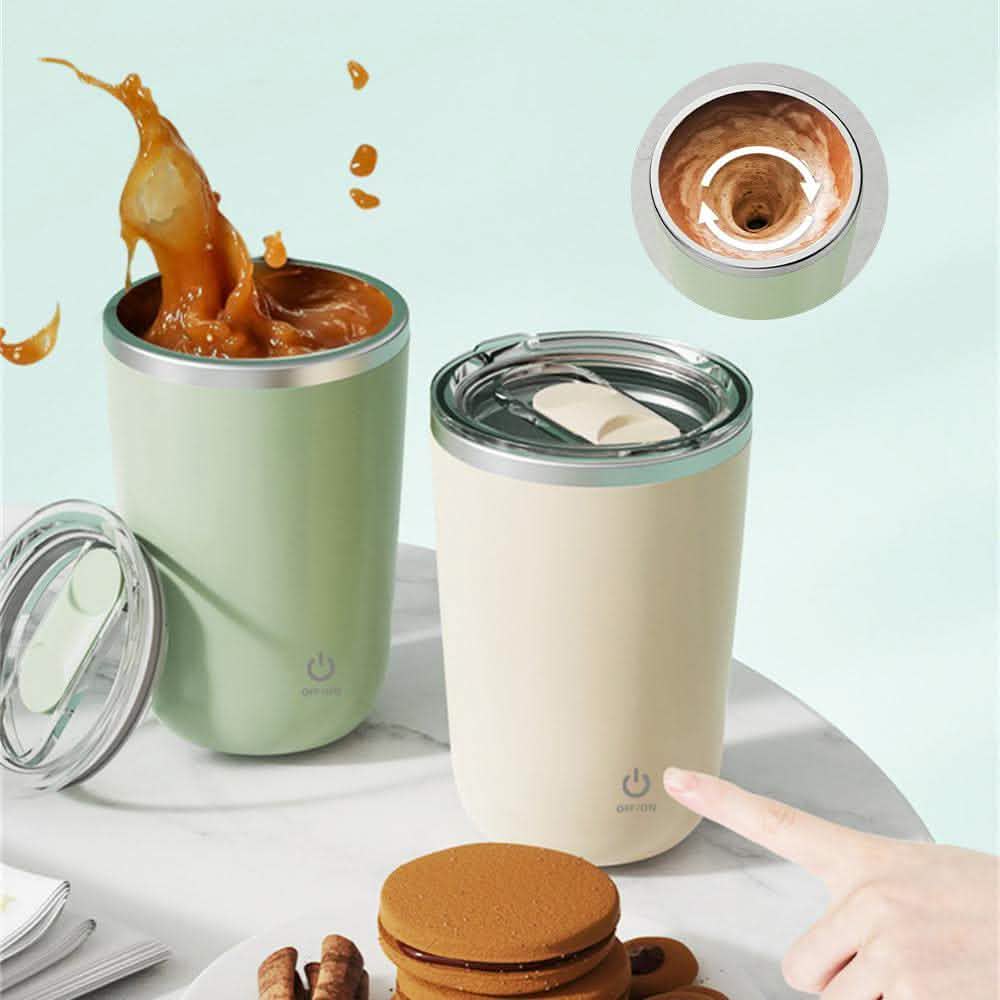 350ml Automatic Self Stirring Mug - Electric Magnetic Coffee Cup - Vezir