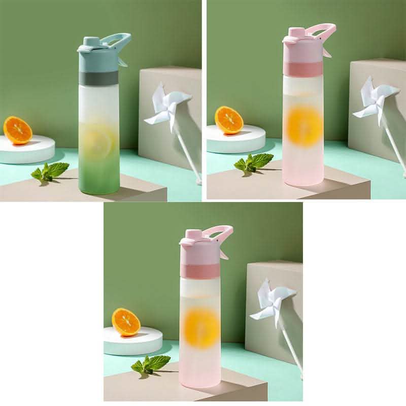 Spray Water Bottle - Large Capacity Outdoor Sports Fitness Cup - Vezir