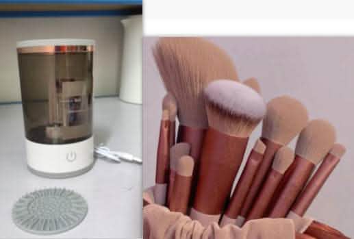 Electric Makeup Brush Cleaner - USB Charging Automatic Tool - Vezir