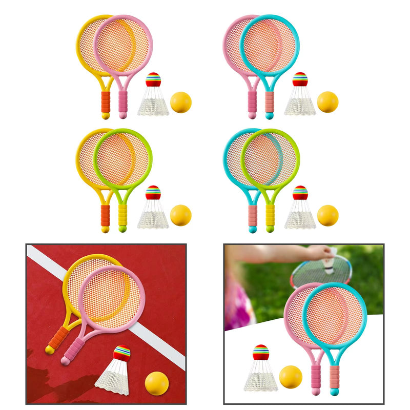 Children Badminton Tennis Set Sports Durable Tennis Racket for Kids for Play Beginner Players Beach Toys Indoor Outdoor Boys