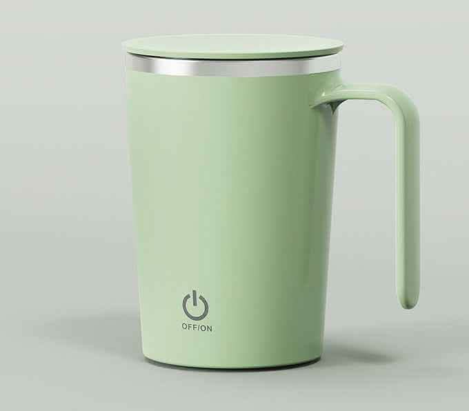Electric Mixing Coffee Cup - Automatic Stirring Magnetic Mug - Vezir