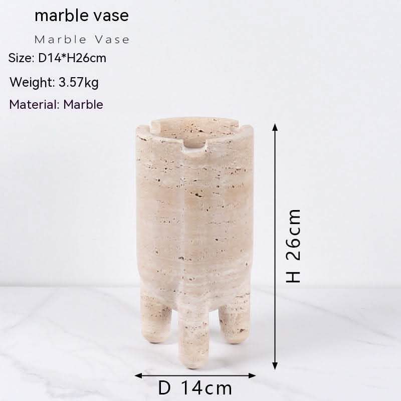 Marble Hydroponic Plant Vase - Luxury Home Decoration - Vezir