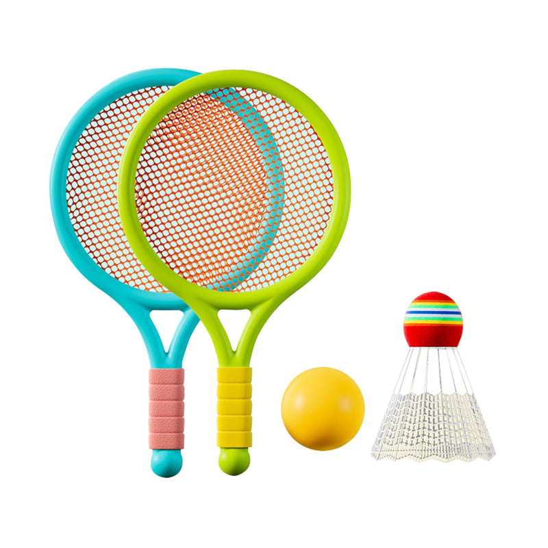 Children Badminton Tennis Set Sports Durable Tennis Racket for Kids for Play Beginner Players Beach Toys Indoor Outdoor Boys