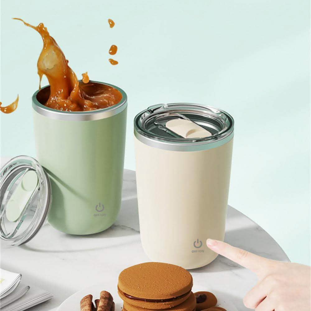 350ml Automatic Self Stirring Mug - Electric Magnetic Coffee Cup - Vezir