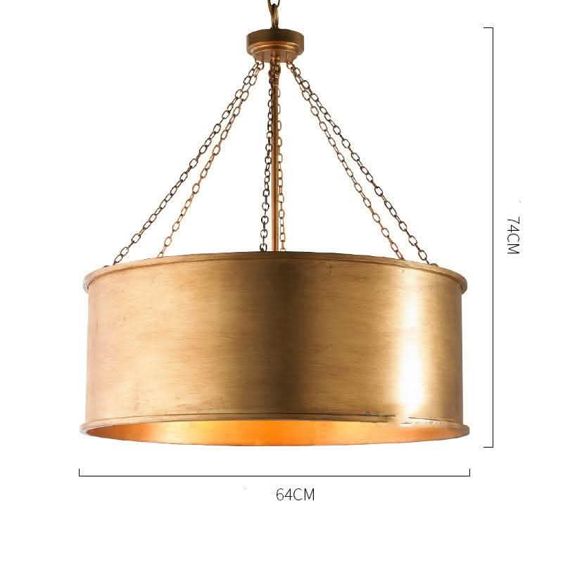 Antique Iron Chandelier - Rustic Farmhouse Lighting - Vezir