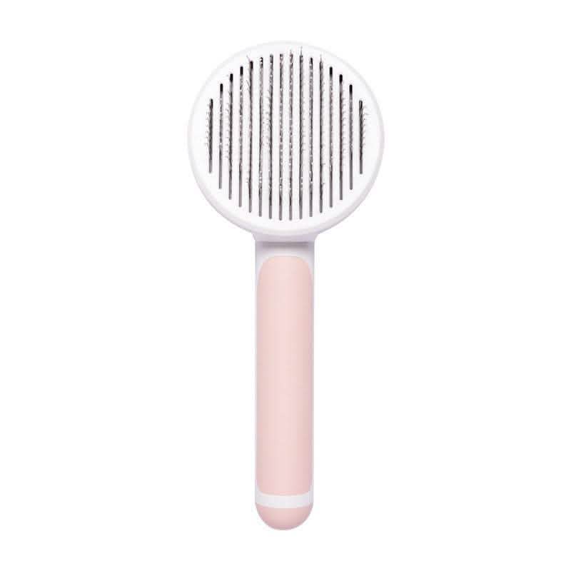 Self-Cleaning Pet Cat Brush - Steel Wire Hair Removal Comb - Vezir