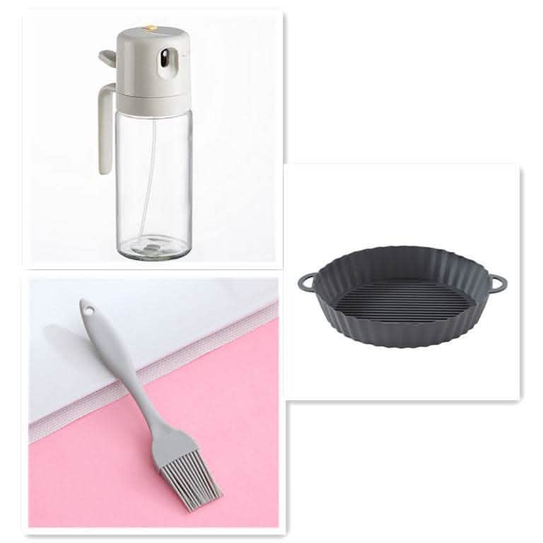 2-in-1 Oil Sprayer Bottle - BBQ Cooking Oil Dispenser - Vezir