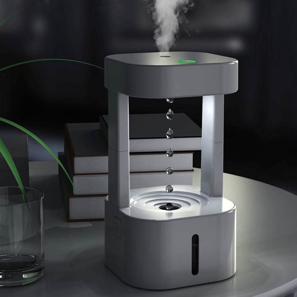 Anti-Gravity Water Drop Humidifier - 580ML Quiet Mist Spray - Vezir
