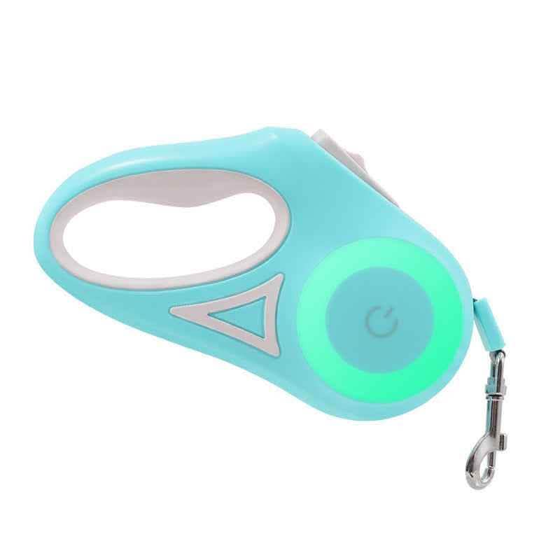 Luxury Retractable Dog Leash - LED Spotlight Walking System - Vezir