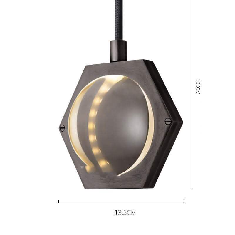 Copper Crystal Chandelier - Luxury Bedside Table Lamp - Vezir