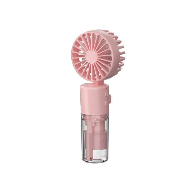 Portable Spray Mist Fan - 4-Speed USB Rechargeable Cooler - Vezir
