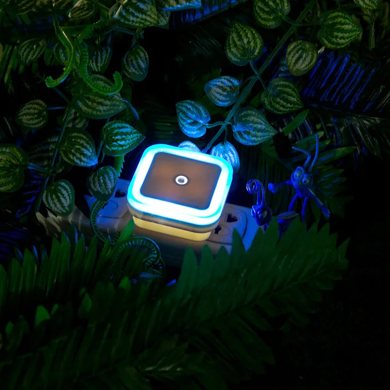 1/2PCS Wireless Night Light LED Motion Sensor Light Night Lamp Children Bedroom Bedside Table Cabinet Lighting EU/US Plug Lamps