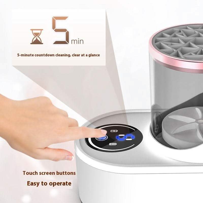 Electric Makeup Brush Cleaner - Rechargeable Automatic Stand - Vezir