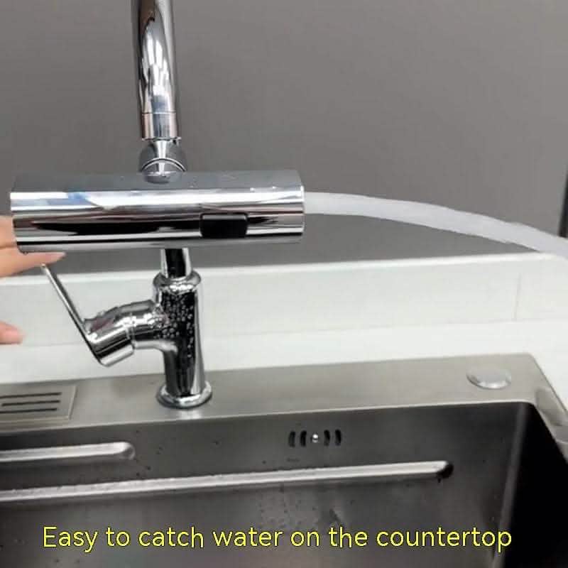 Kitchen Faucet Waterfall Outlet - Universal Rotating Bubbler - Vezir