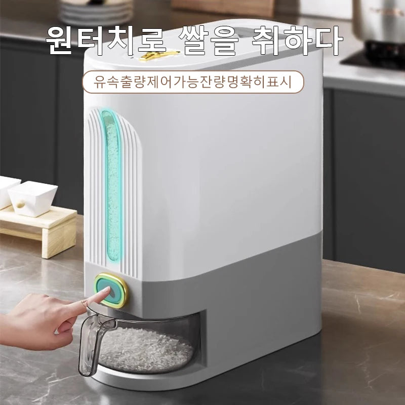 Home Rice Bucket - Insect-Proof and Moisture-Proof Sealed Container - Food-Grade Storage Bin for Rice