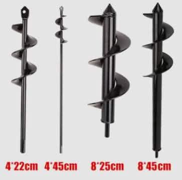 Rechargeable Garden Auger Drill Bit - Twist Pit Digging Tool - Vezir