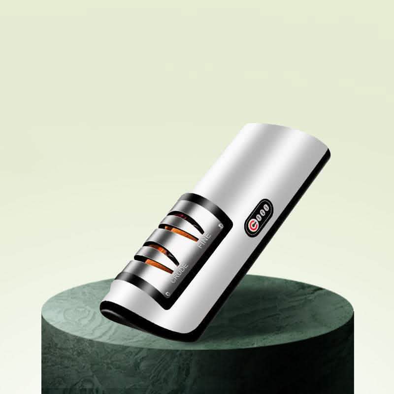 USB Rechargeable Electric Knife Sharpener - Automatic Kitchen Tool - Vezir