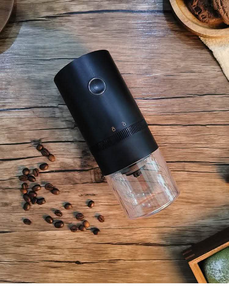 Portable Electric Coffee Grinder - USB-C Ceramic Burr Mill - Vezir