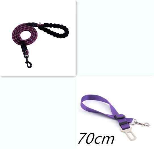 Reflective Dog Leash - Nylon Pet Training Rope for All Sizes - Vezir