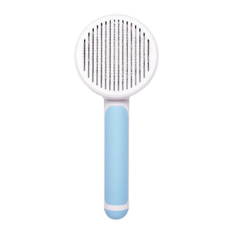 Self-Cleaning Pet Cat Brush - Steel Wire Hair Removal Comb - Vezir