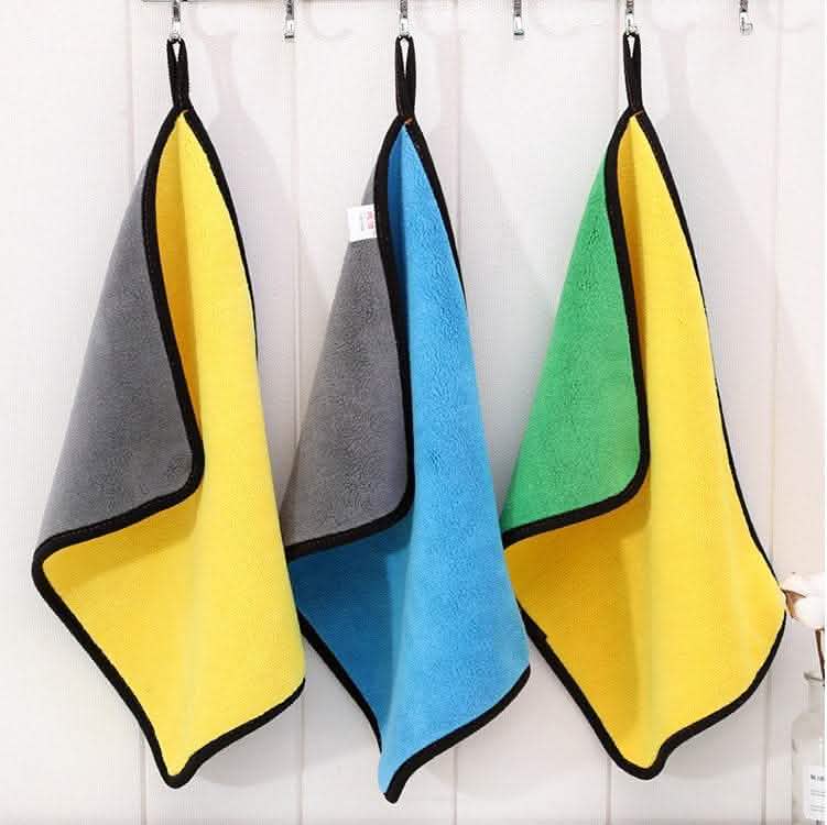 Dual-Sided Car Wash Towel - Microfiber Cleaning Cloth - Vezir