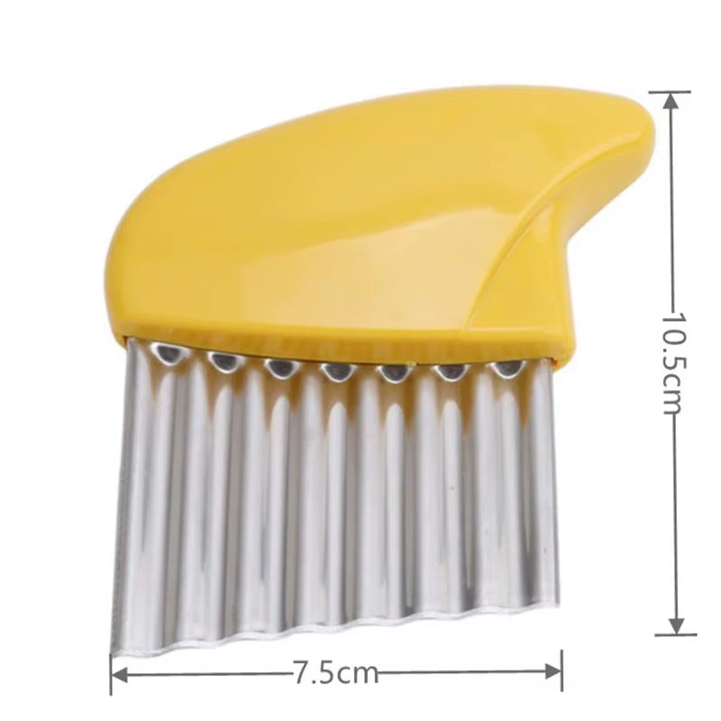 Crinkle Potato Chip Slicer Yellow